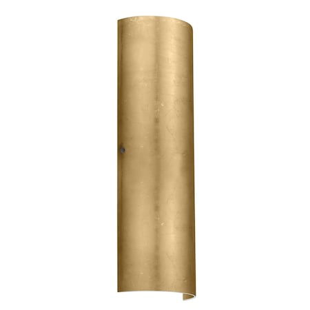 Besa Lighting Torre 22 Wall Sconce, Gold Foil, Bronze Cap Finish, 2x11W LED 8194GF-LED-BR